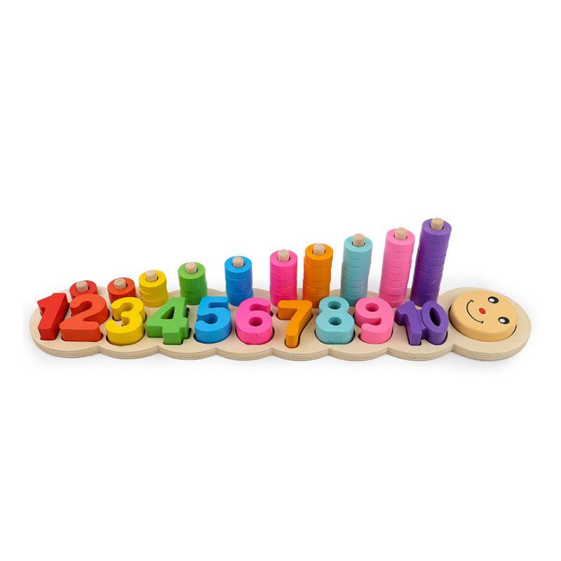 Gioco educativo in legno per logaritmi