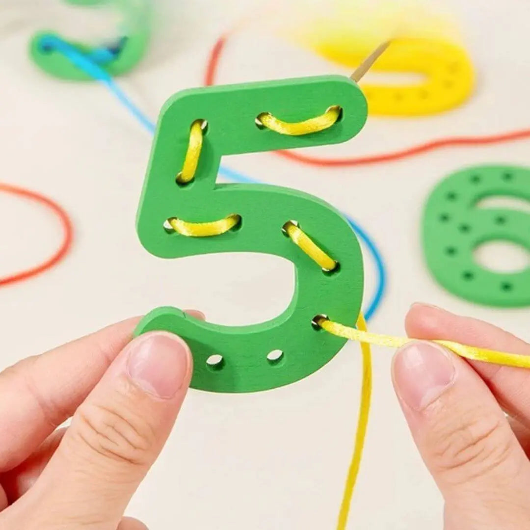 Montessori Wooden Toy - Rope Letter™