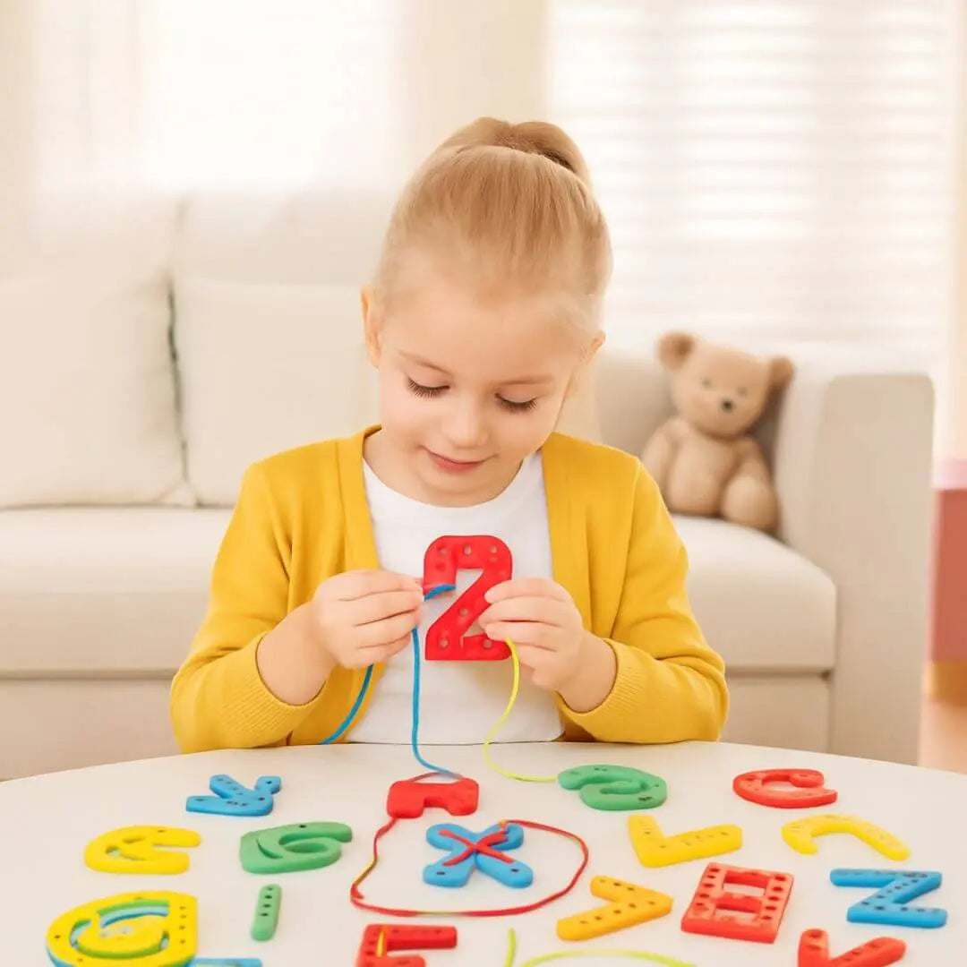 Montessori Wooden Toy - Rope Letter™