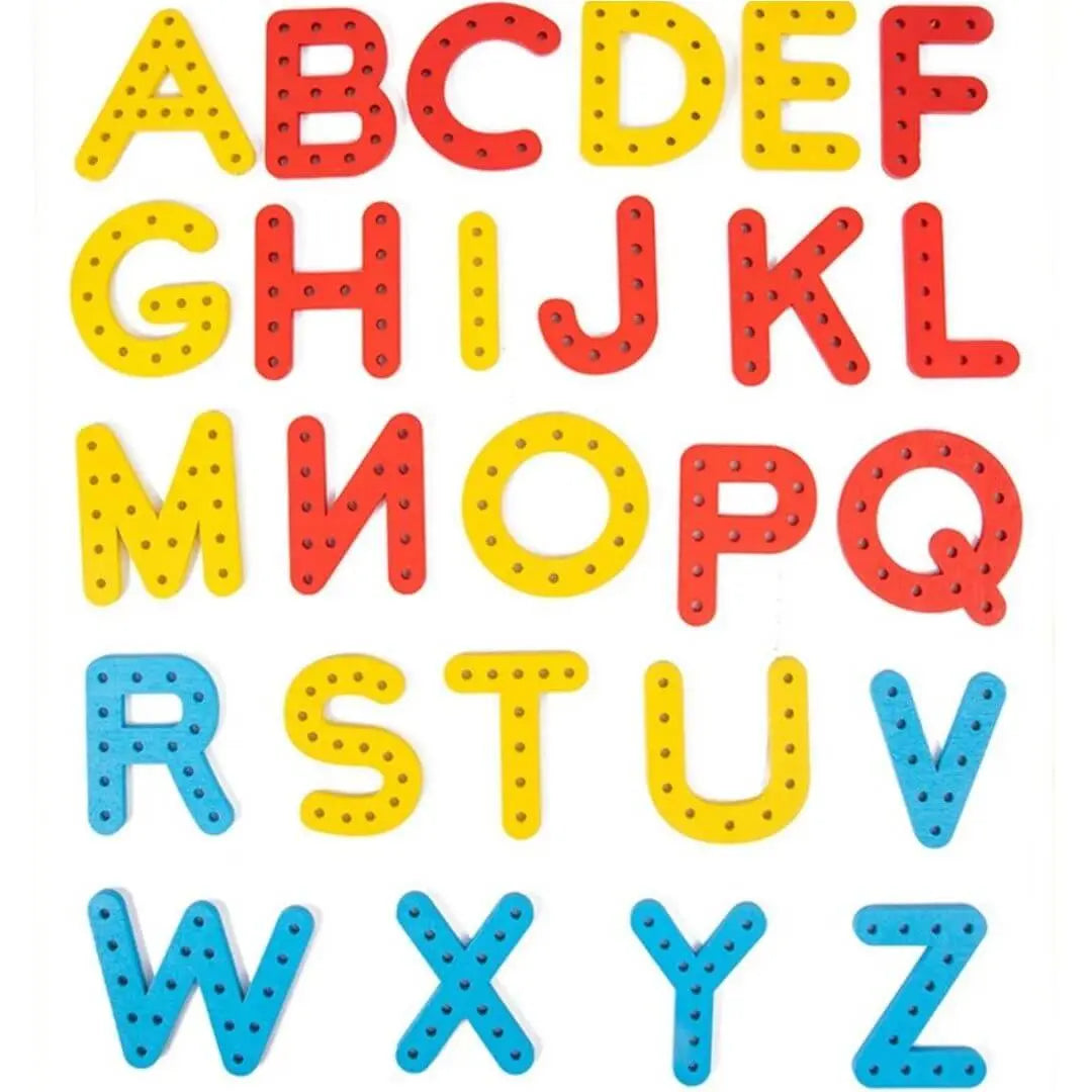 Montessori Wooden Toy - Rope Letter™