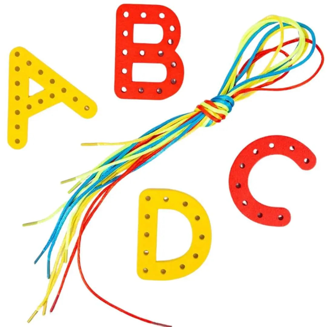 Montessori Wooden Toy - Rope Letter™
