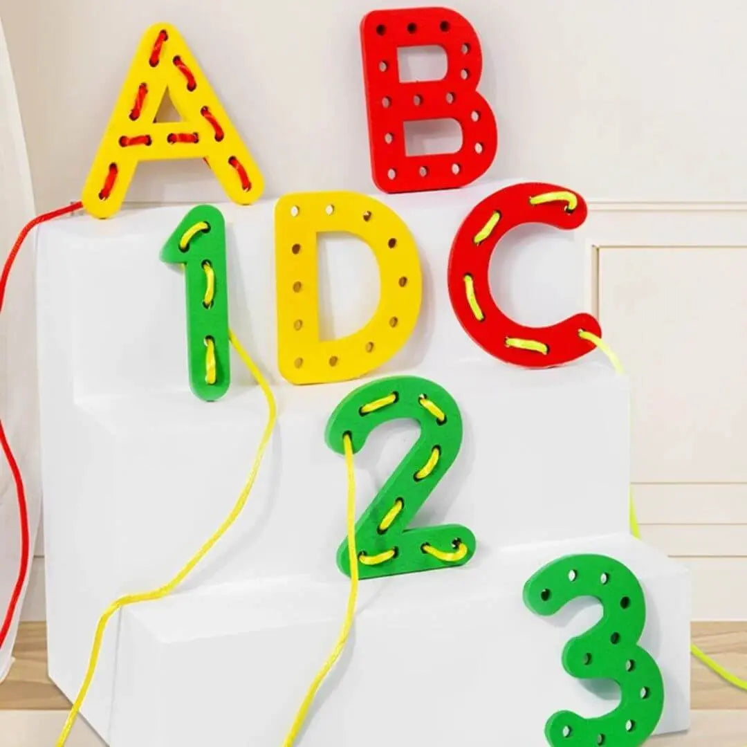 Montessori Wooden Toy - Rope Letter™