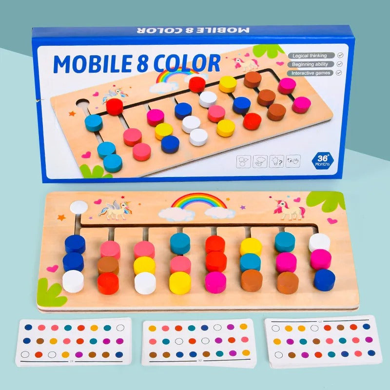 Gioco Didattico Puzzle Scorrevole di Colori: Stimola la Mente del Tuo Bambino