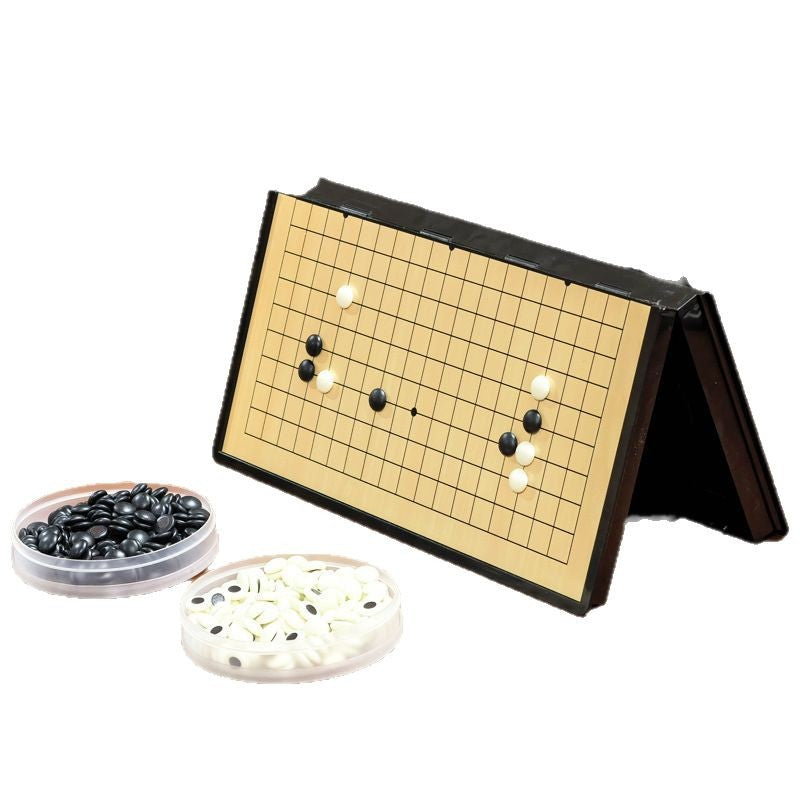Jeu de Go de voyage magnétique (pochette feutrine)