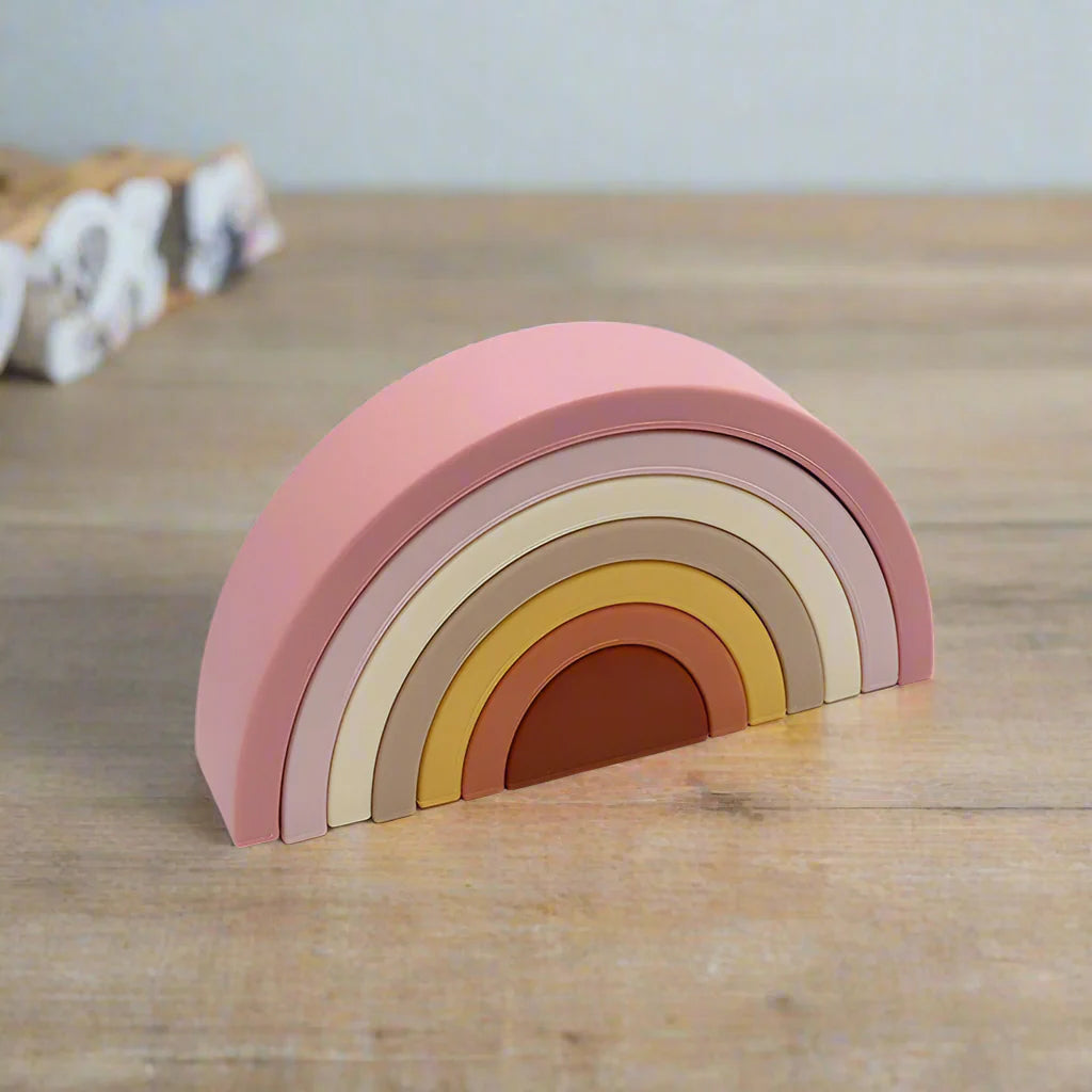 Gioco di costruzione semicircolare impilabile | RainbowLoop