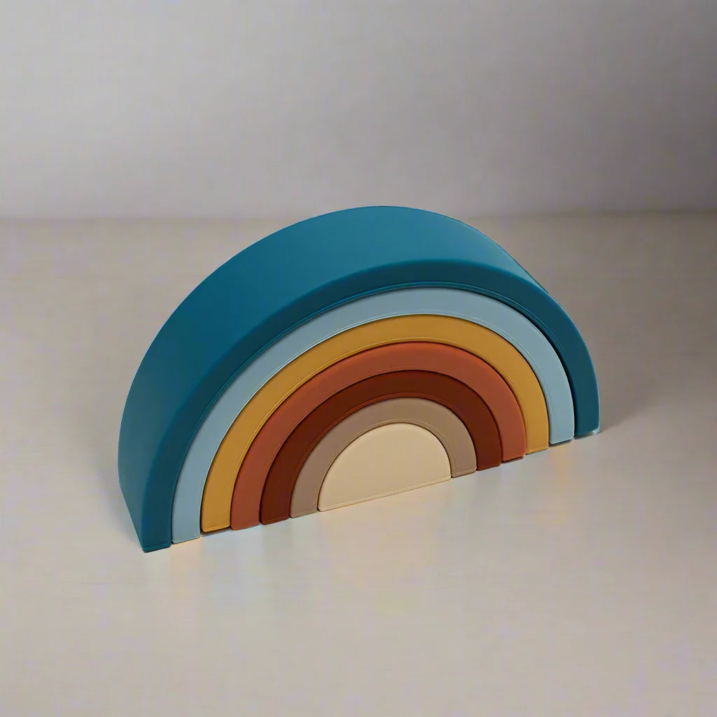 Gioco di costruzione semicircolare impilabile | RainbowLoop