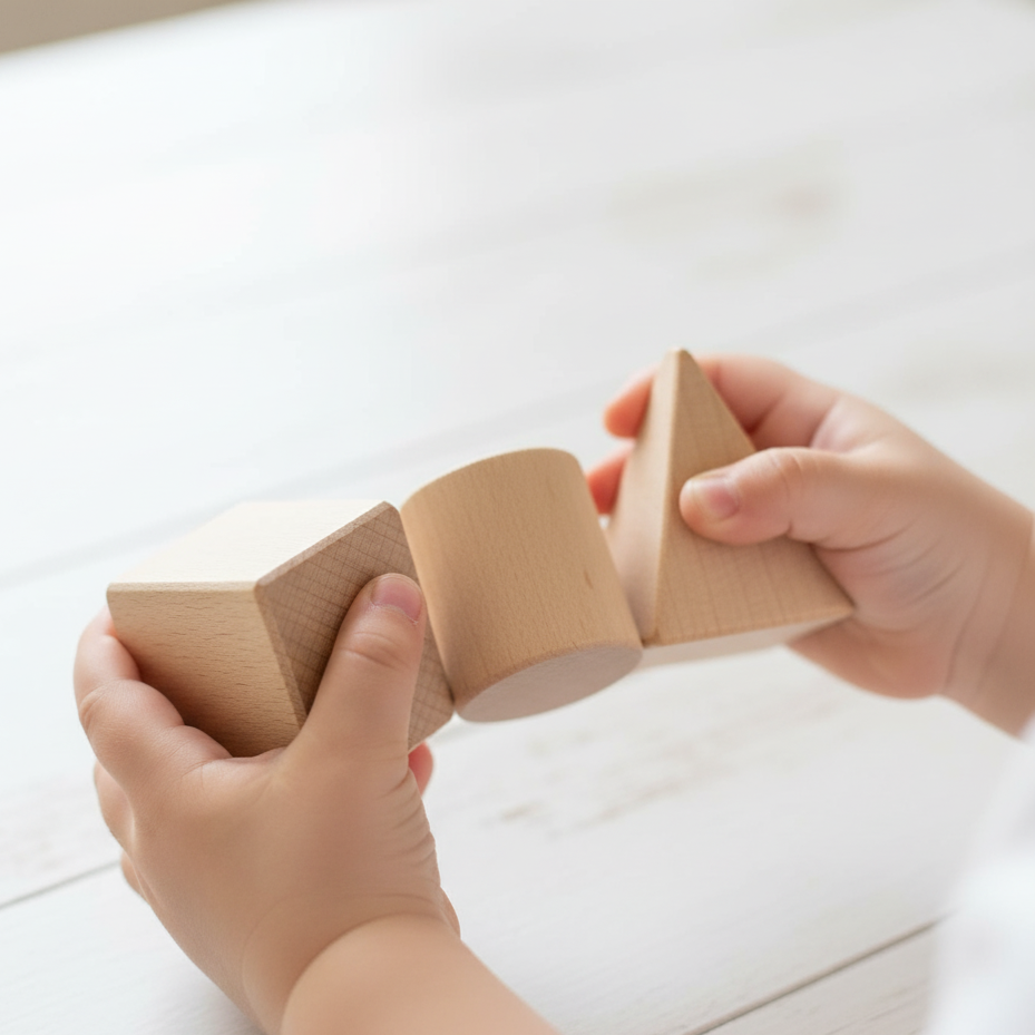 Gioco di costruzioni in legno naturale | WoodiFun