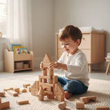 Gioco di costruzioni in legno naturale | WoodiFun