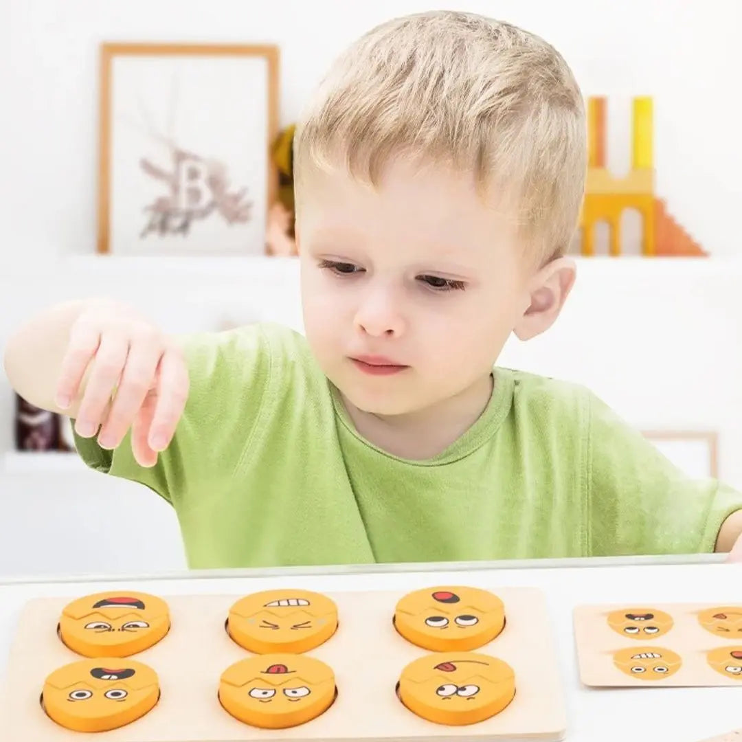 Montessori Emotions Puzzle Games - EmotiFun™