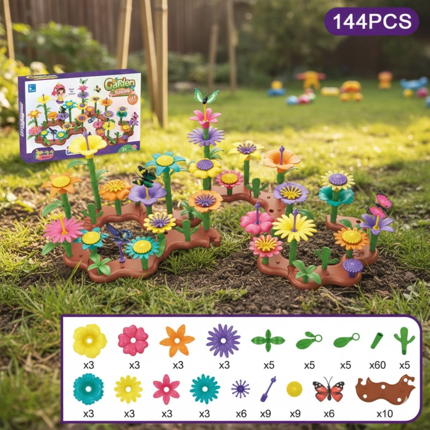 Flower building games