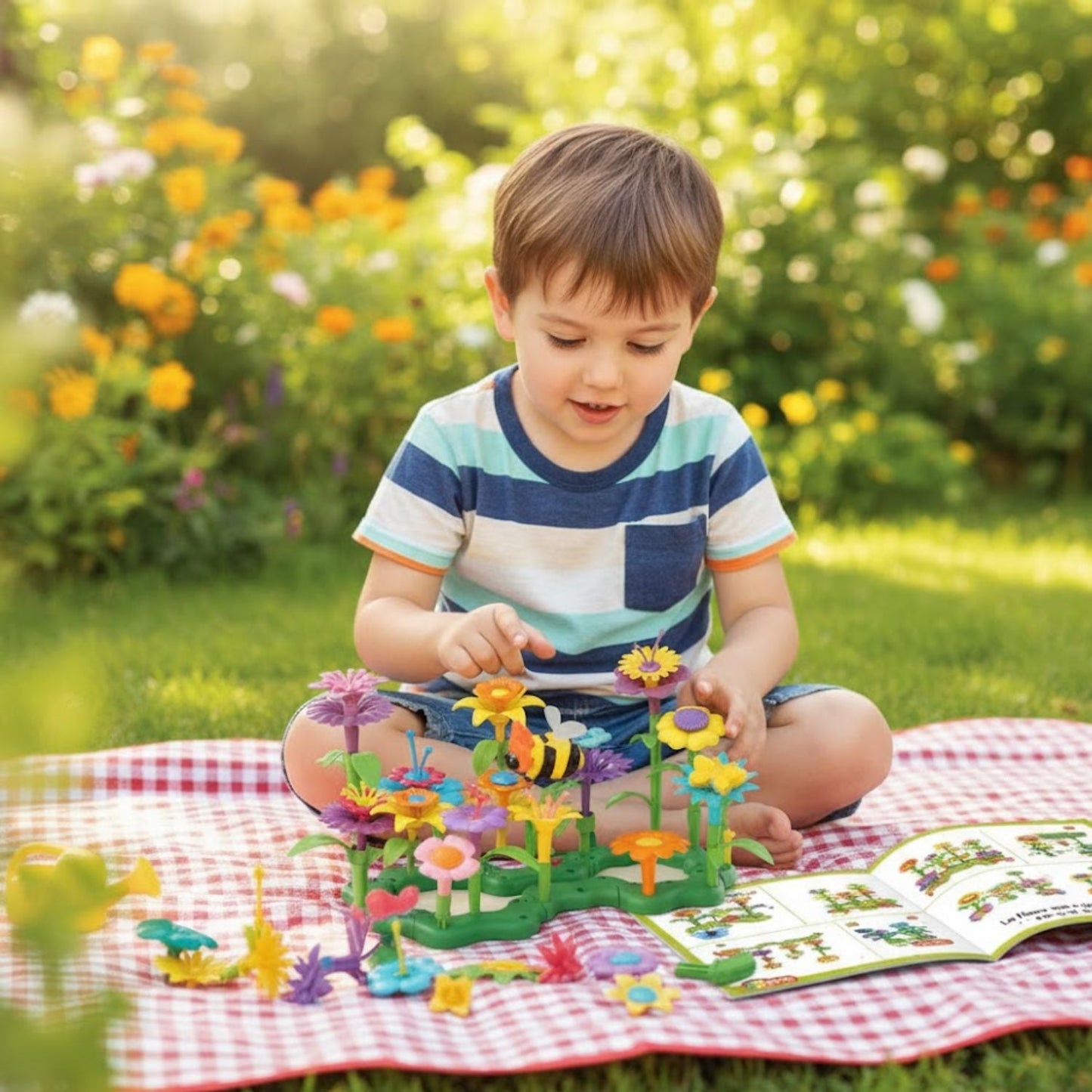 Flower building games