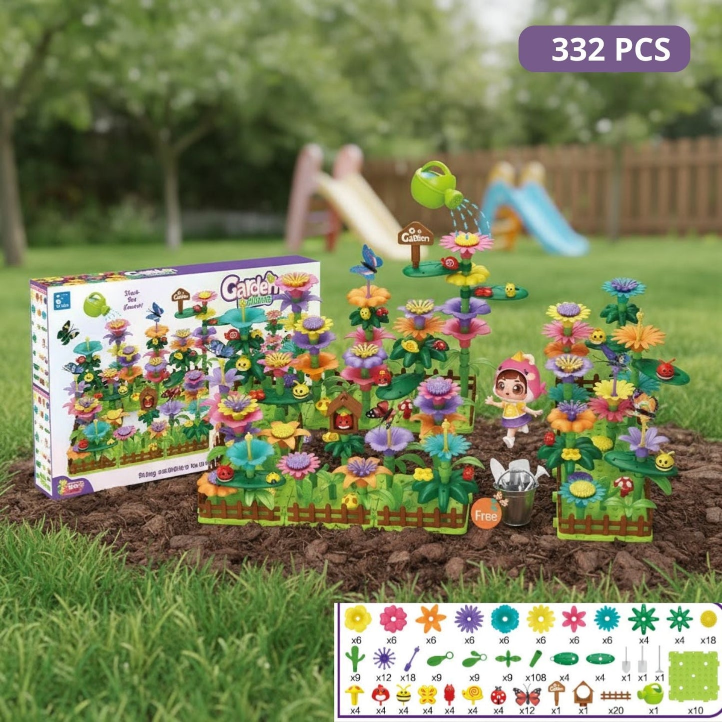 Flower building games