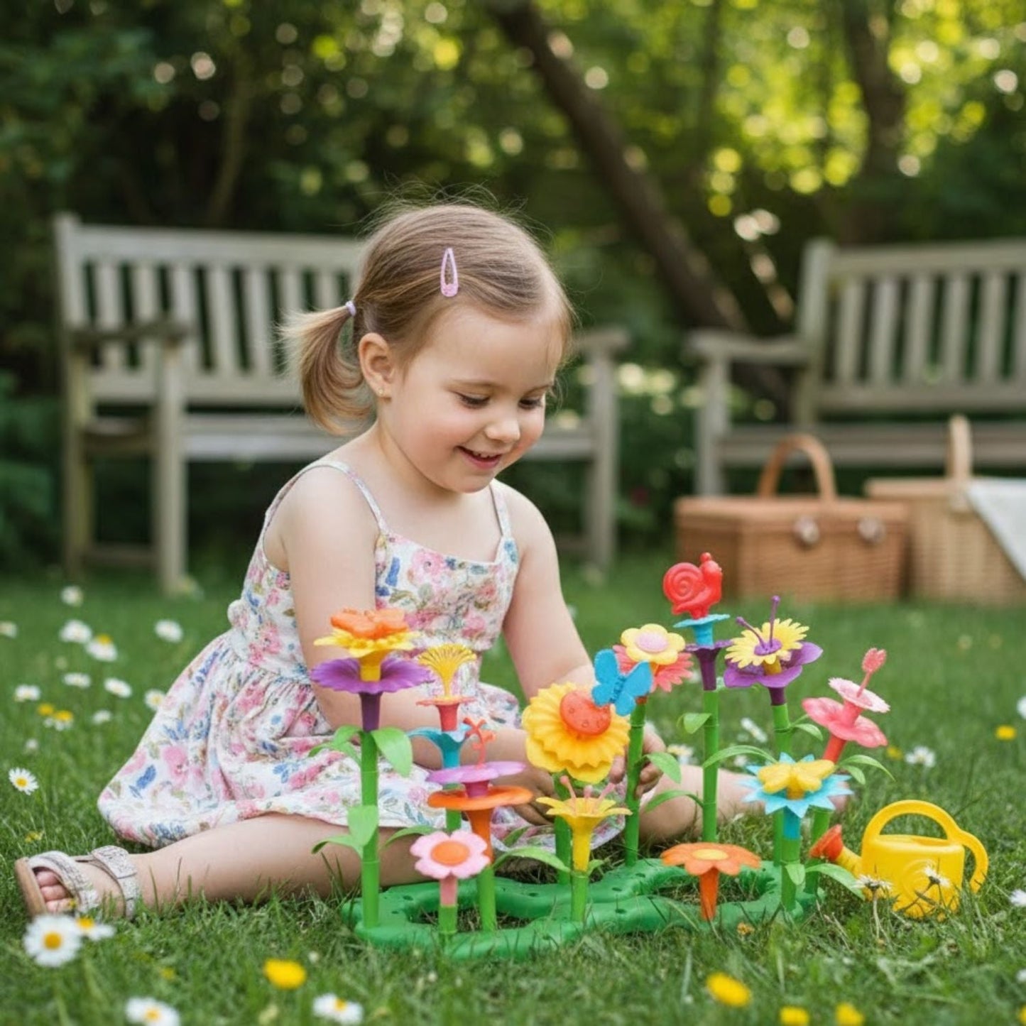 Flower building games