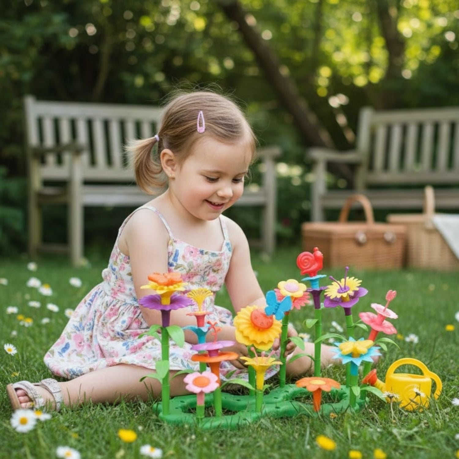 Flower building games