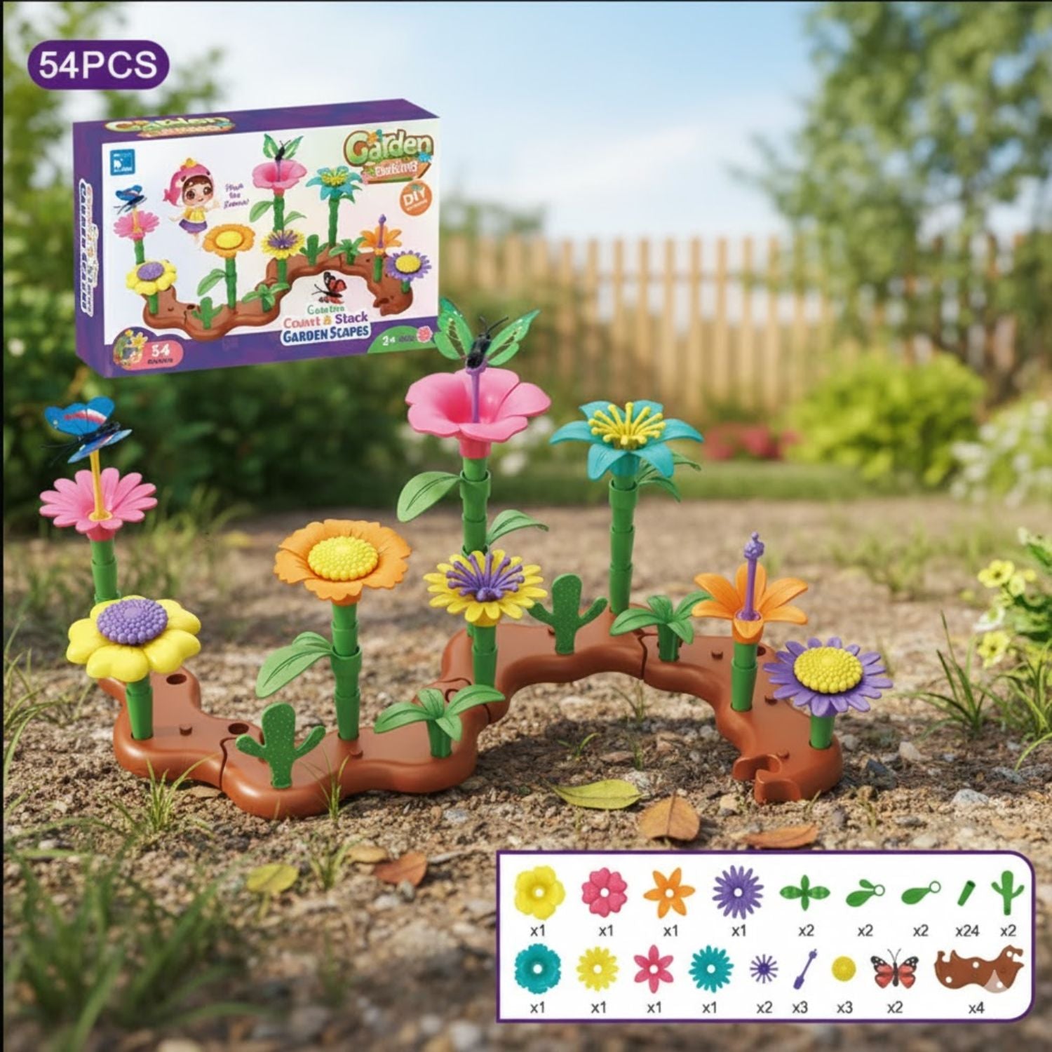 Flower building games