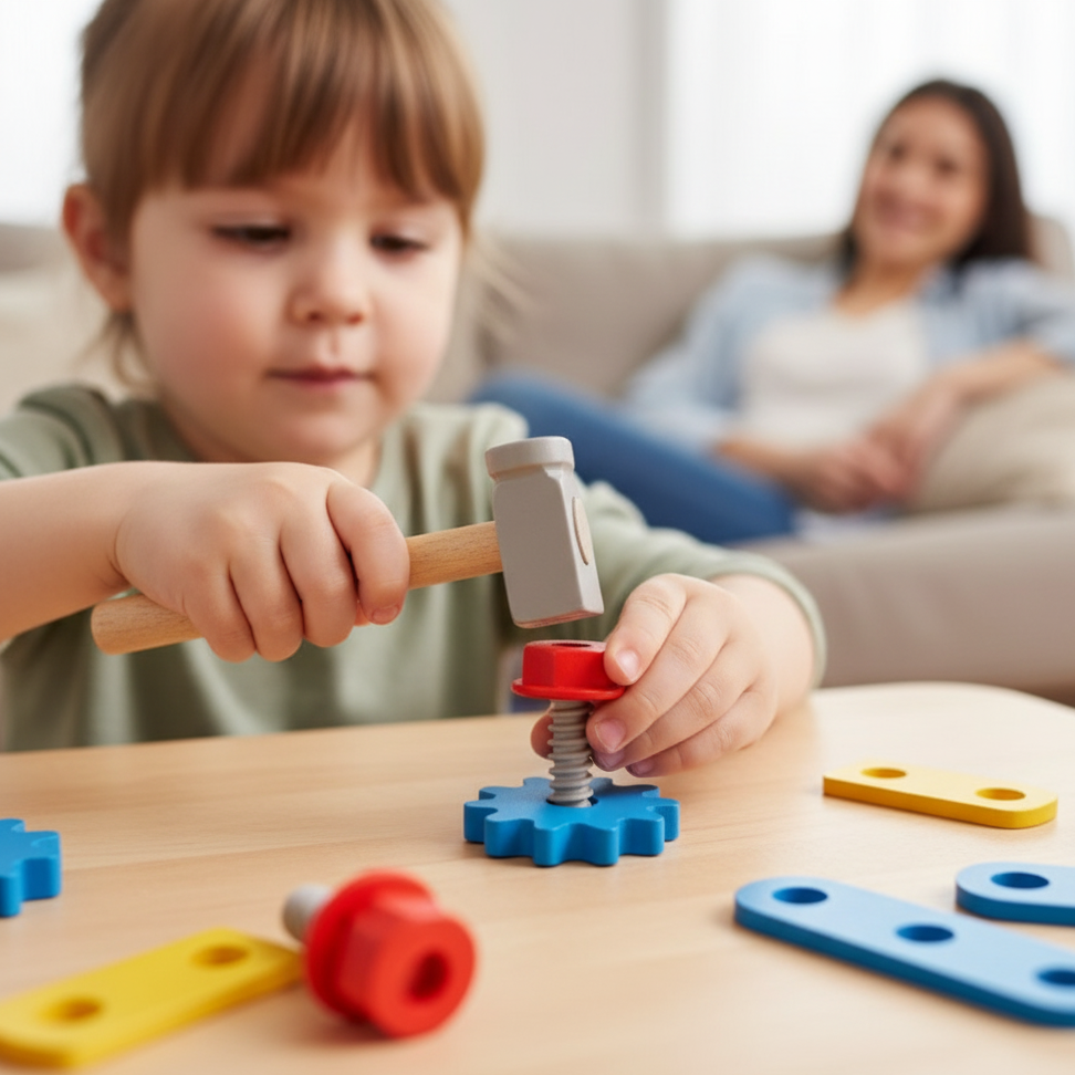 Giochi in legno da costruzione laboratorio creativo | MiniBrico