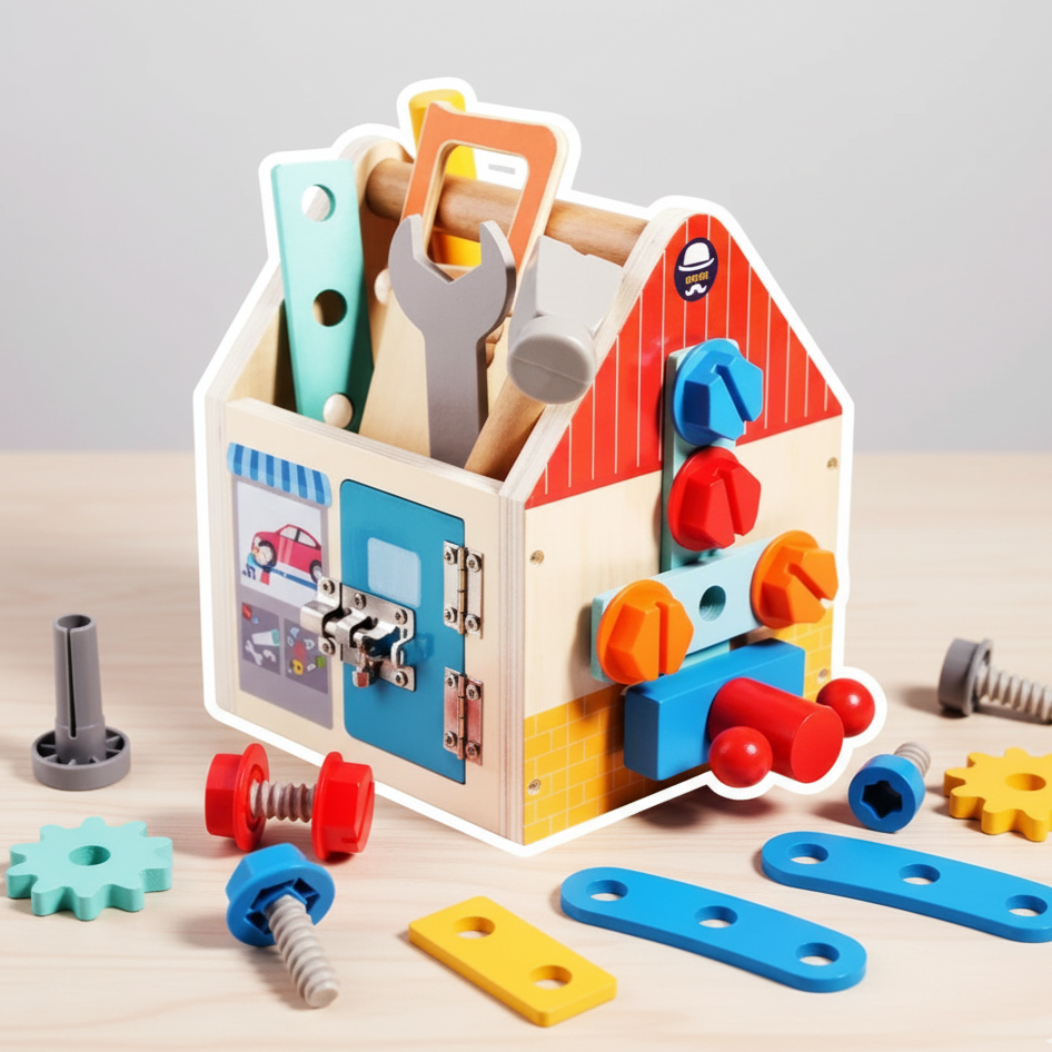 Giochi in legno da costruzione laboratorio creativo | MiniBrico