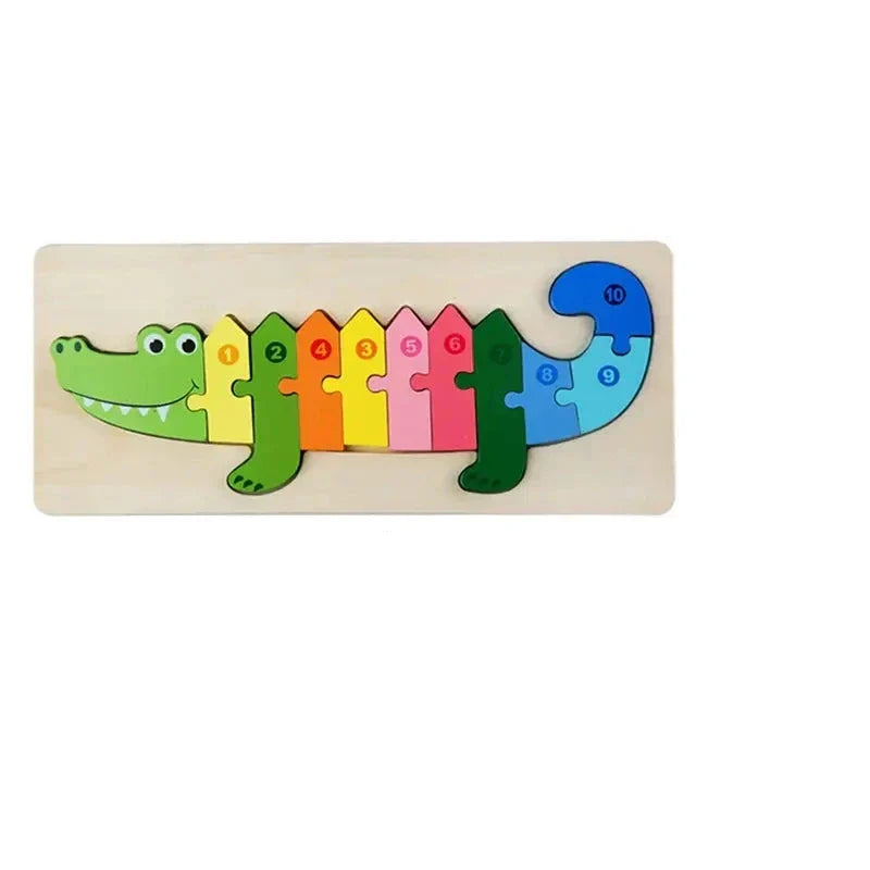 Jouet bebe de puzzles des chiffres