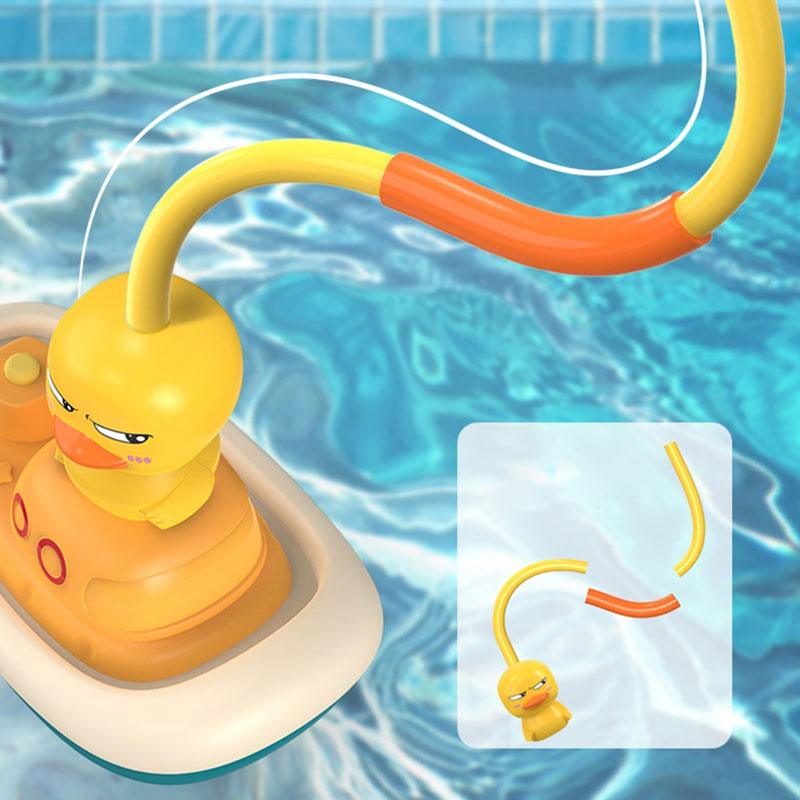 Electric water spray bath toy