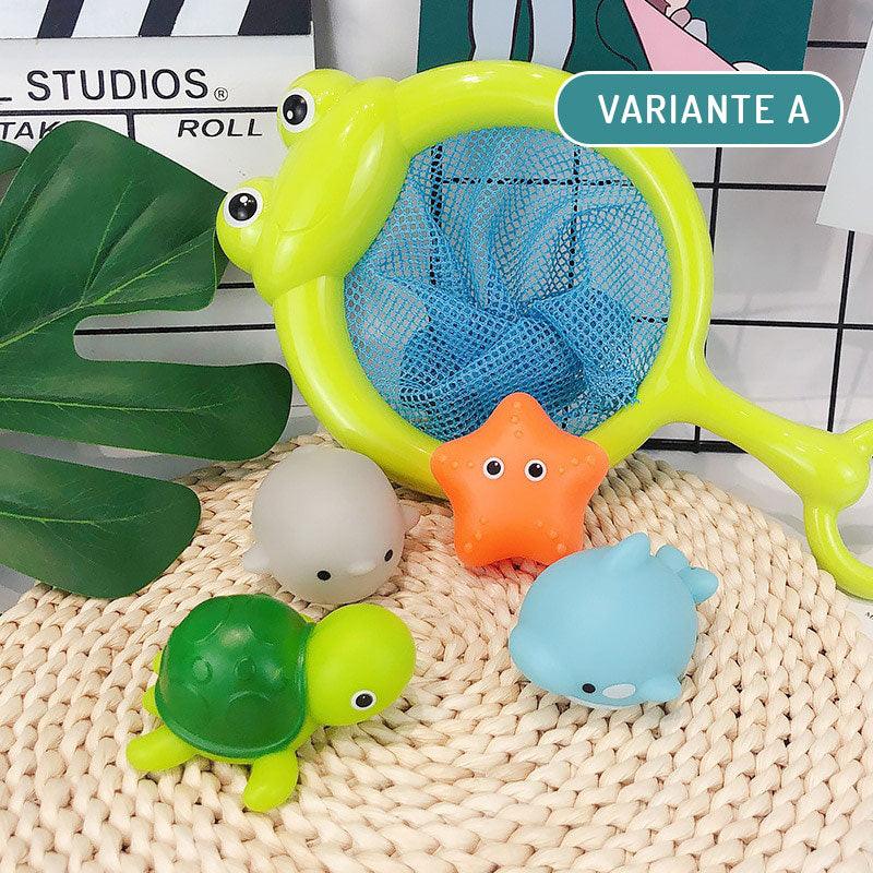 Jouet de bain lumineux en forme d'animaux marins
