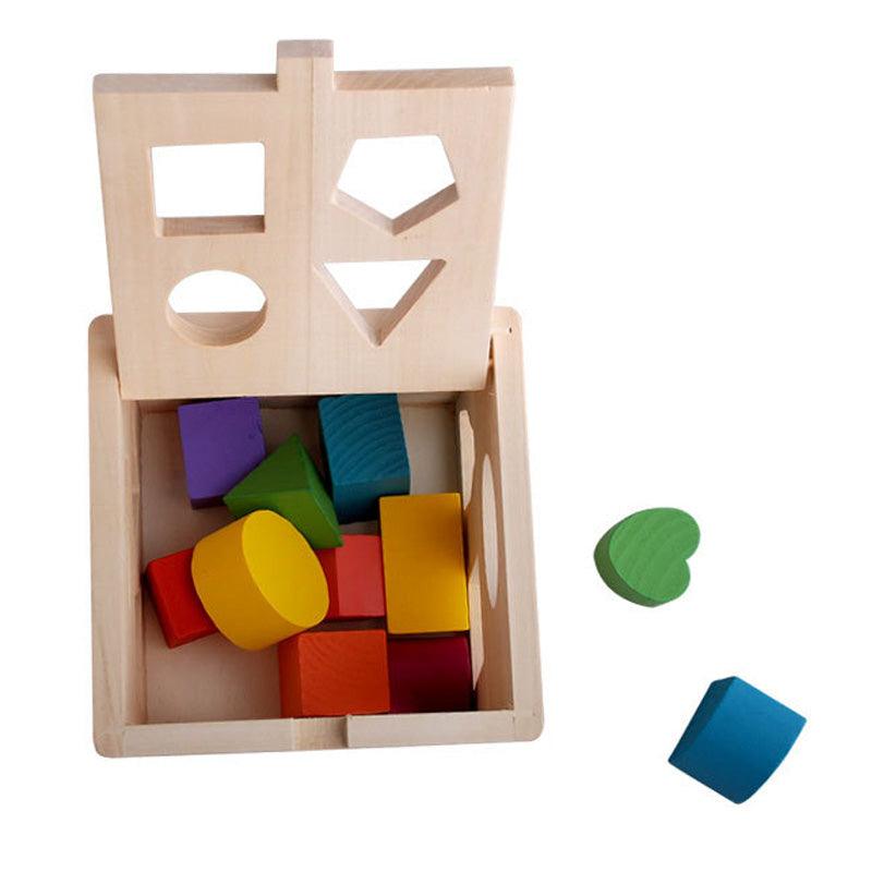 Jouet éducatif cube en bois Montessori