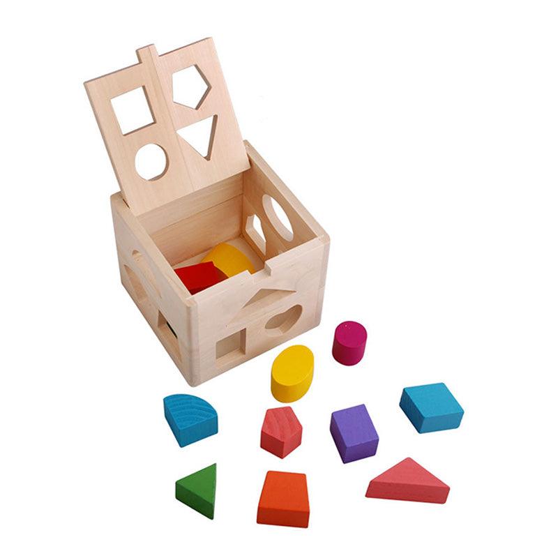 Jouet éducatif cube en bois Montessori