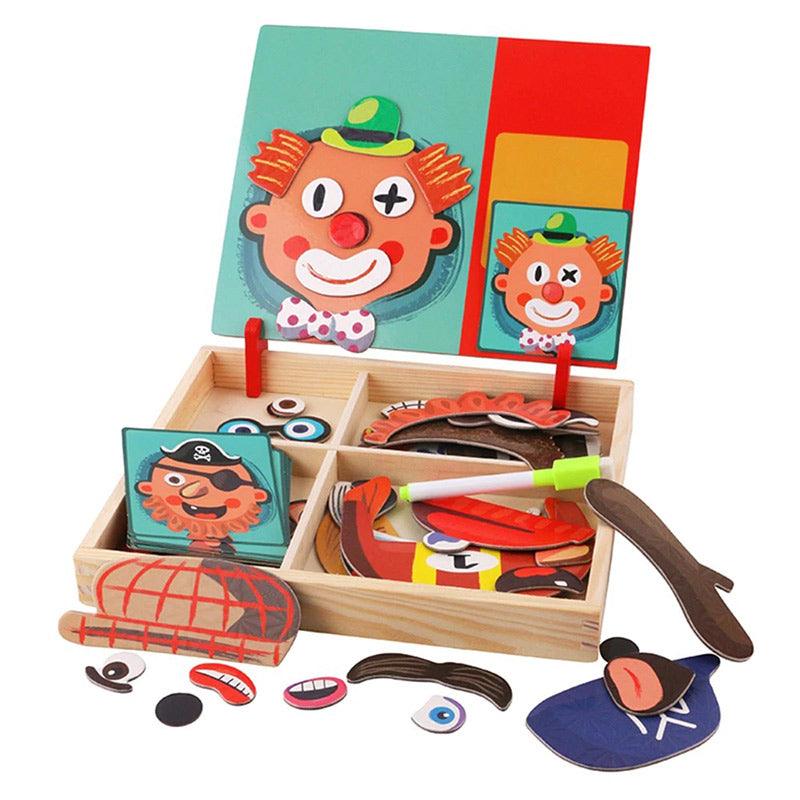 Puzzle en bois éducatif Montessori