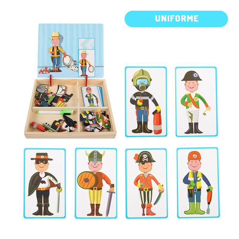 Puzzle en bois éducatif Montessori