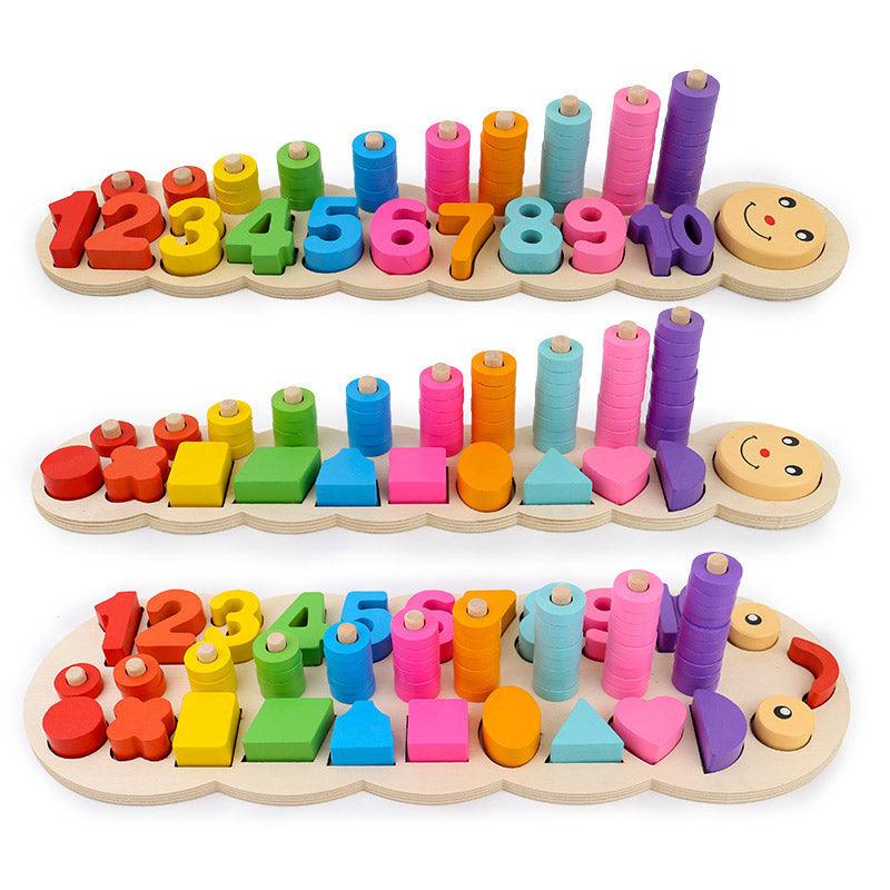 Gioco educativo in legno per logaritmi