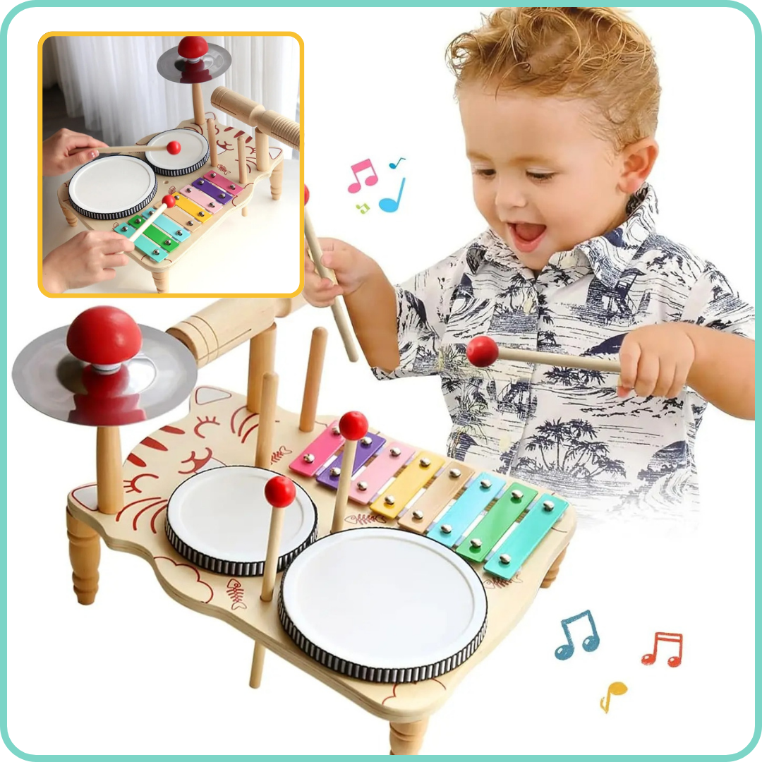 Xylophone | Multi-Percussion™ : Le multi-Instrument de musique idéal pour éveiller la créativité de votre enfant