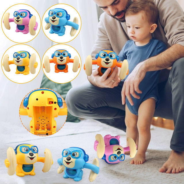 Jouet Musical de Singe Culbuteur pour Bébé