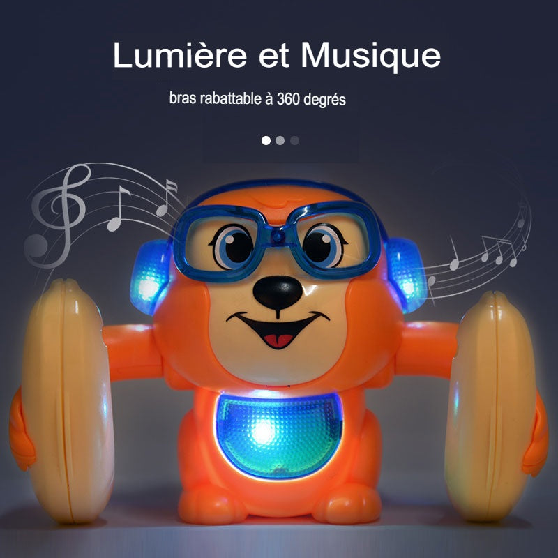 Jouet Musical de Singe Culbuteur pour Bébé