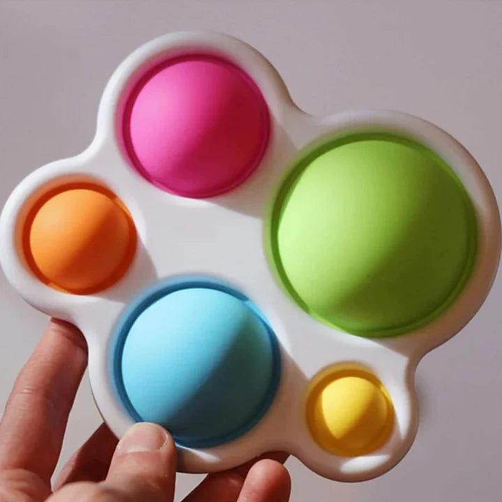 Giocattolo Sensoriale Montessori Push Pop