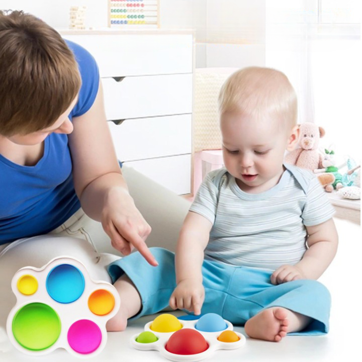 Giocattolo Sensoriale Montessori Push Pop