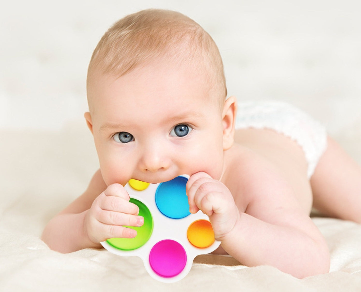 Giocattolo Sensoriale Montessori Push Pop