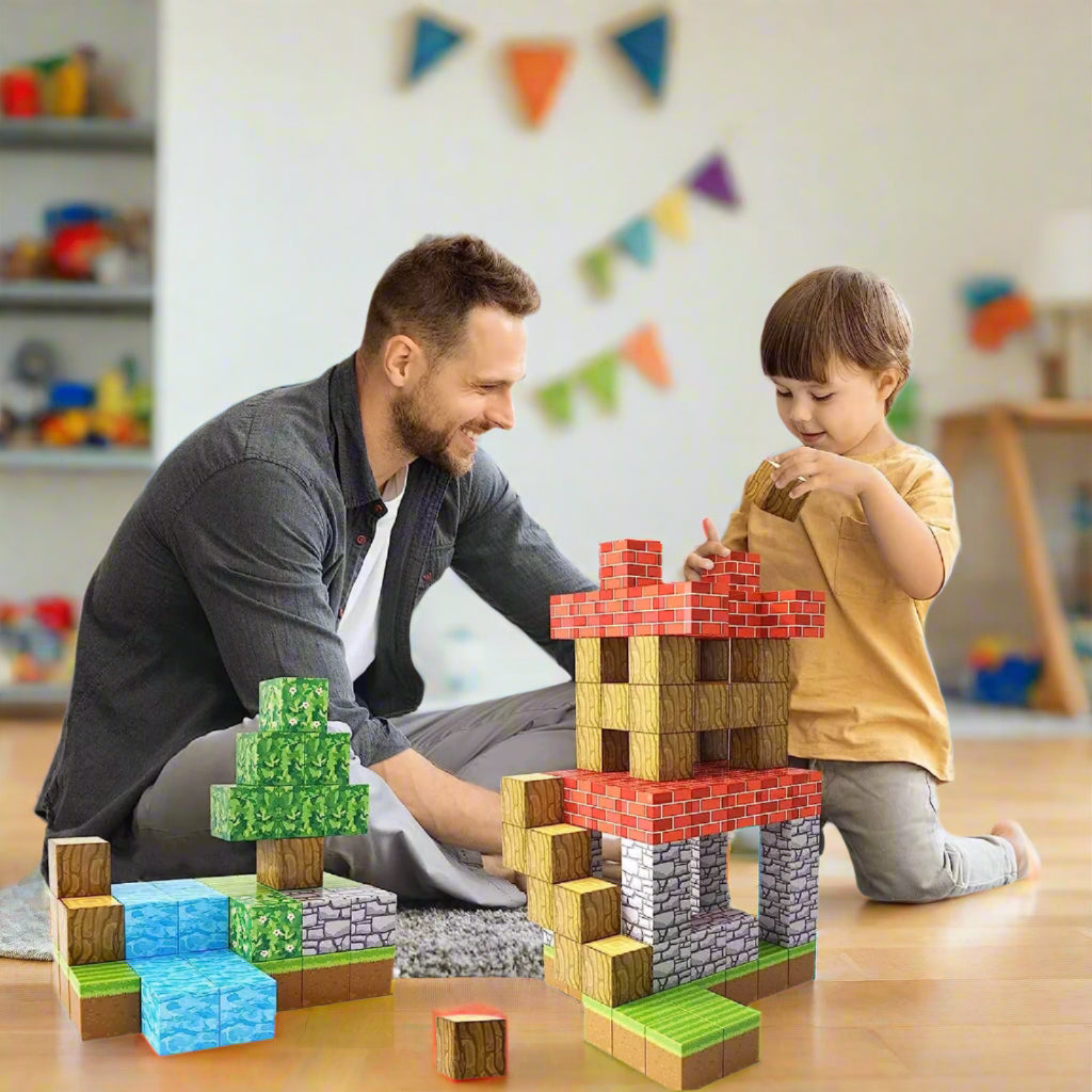 Gioco di costruzioni con blocchi magnetici | MagneCraft