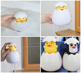 Giocattolo da Bagno a Forma di Uovo per Neonati con Motivi Adorabili