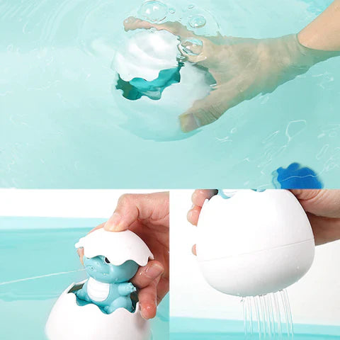 Giocattolo da Bagno a Forma di Uovo per Neonati con Motivi Adorabili