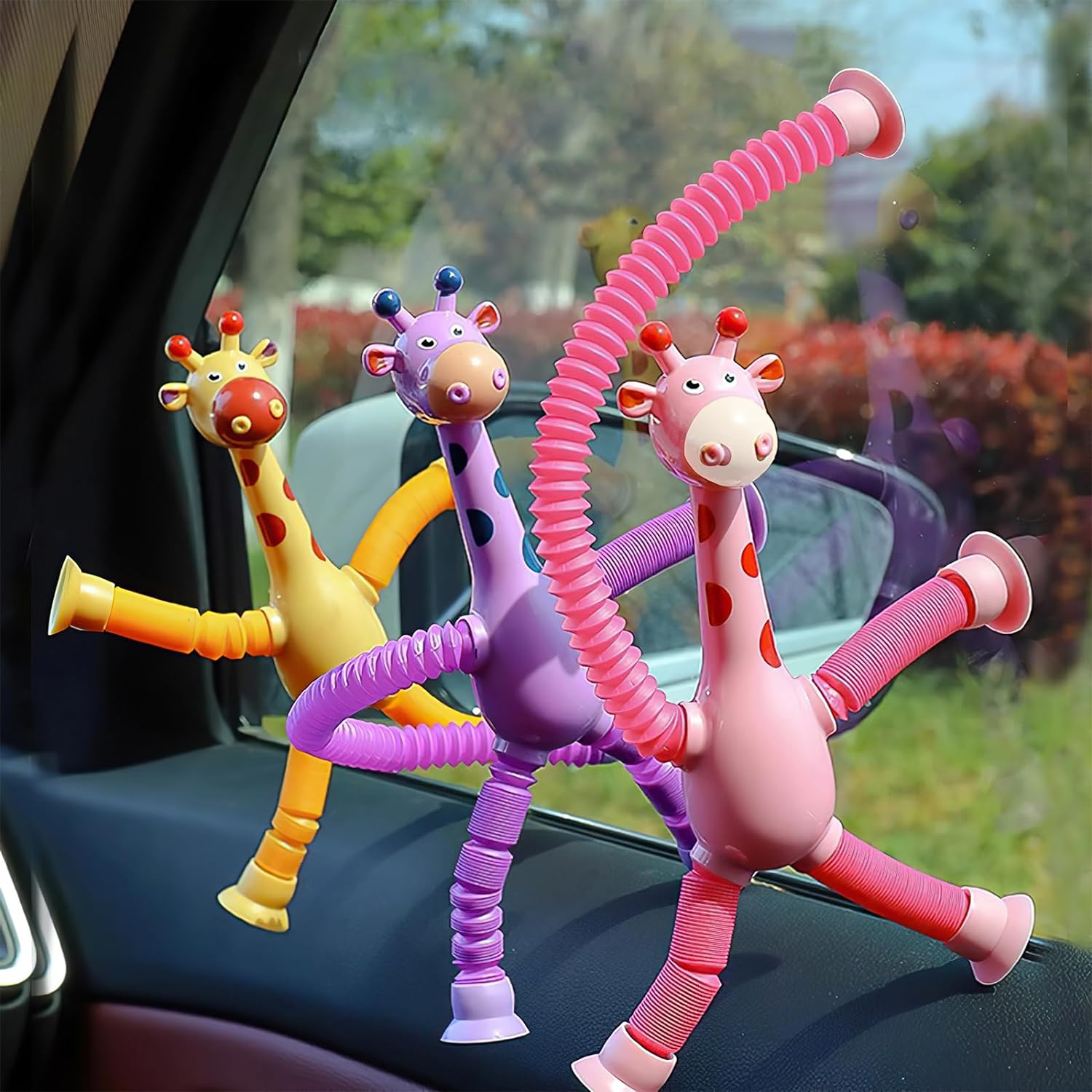 Giraffa telescopica a ventosa