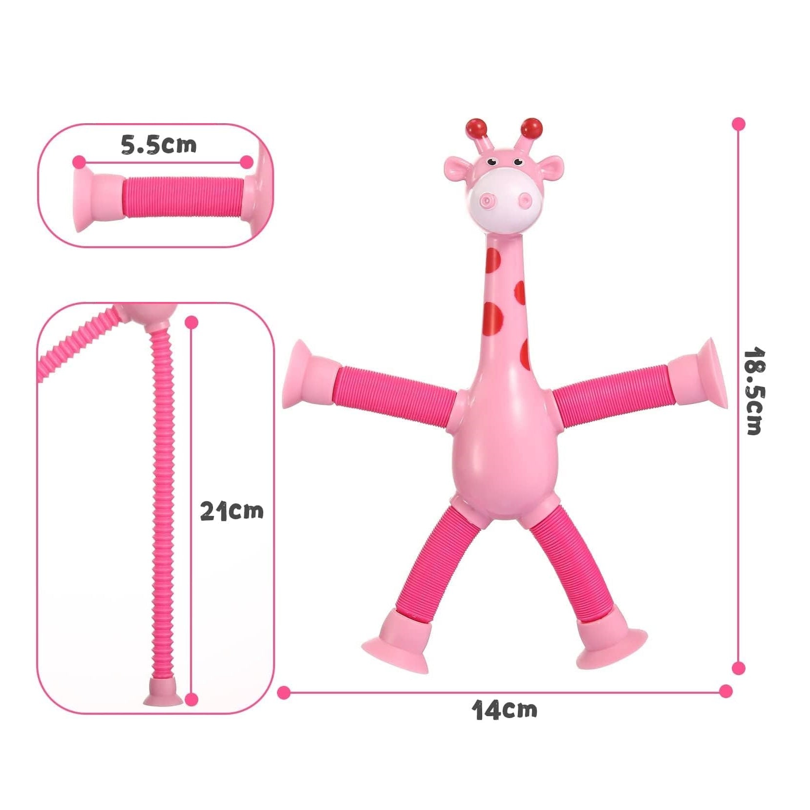Giraffa telescopica a ventosa