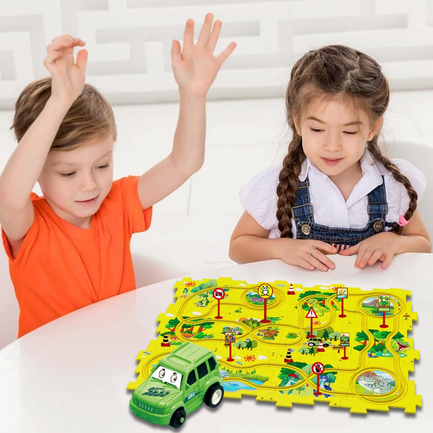 Pista Giocattolo a Puzzle per Bambini - FunPath