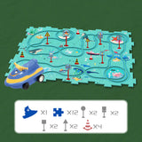 Pista Giocattolo a Puzzle per Bambini - FunPath