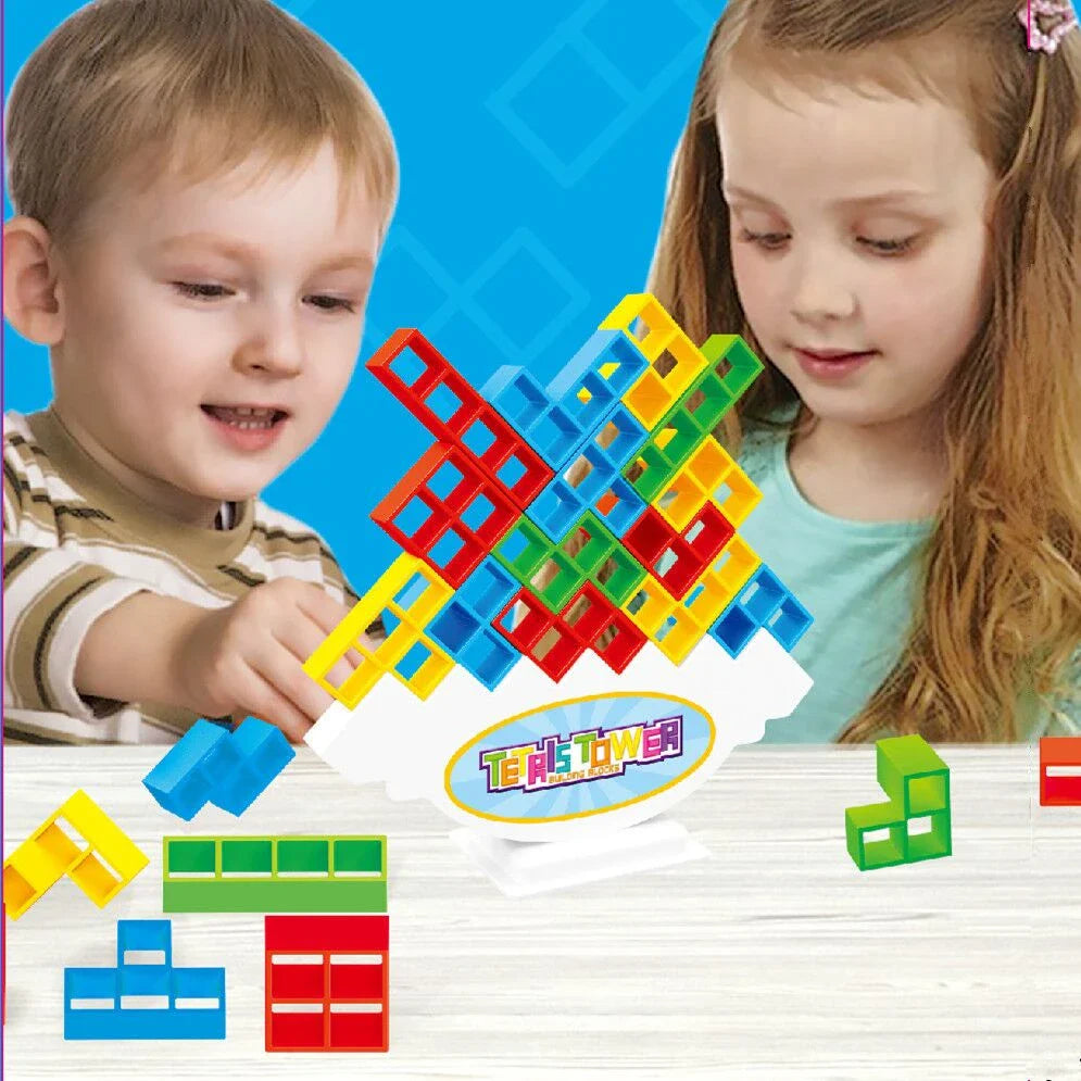 Giocattolo Rompicapo Torre Tetris per Bambini