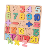 Puzzle Alphabet Chiffres et Formes Géométrique
