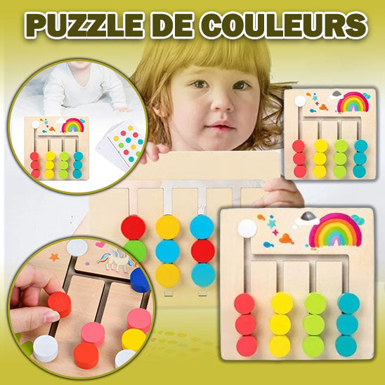 Gioco Didattico Puzzle Scorrevole di Colori: Stimola la Mente del Tuo Bambino