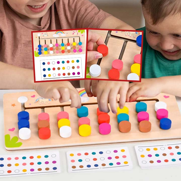Gioco Didattico Puzzle Scorrevole di Colori: Stimola la Mente del Tuo Bambino