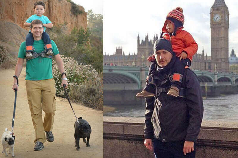 JourneyEase™ Hands-Free Shoulder Child Carrier (Toddler Hiking Seat)
