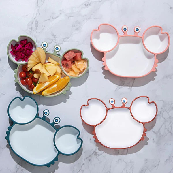 Kit Repas Bébé en Forme de Crabe