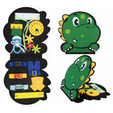 Busy board Montessori Dinosaure- Tableau d’activités Montessori pour enfants