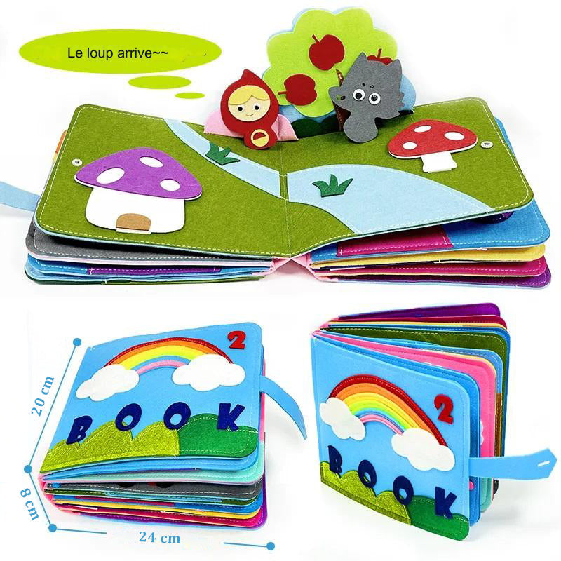 Libro in Tessuto 3D Montessori
